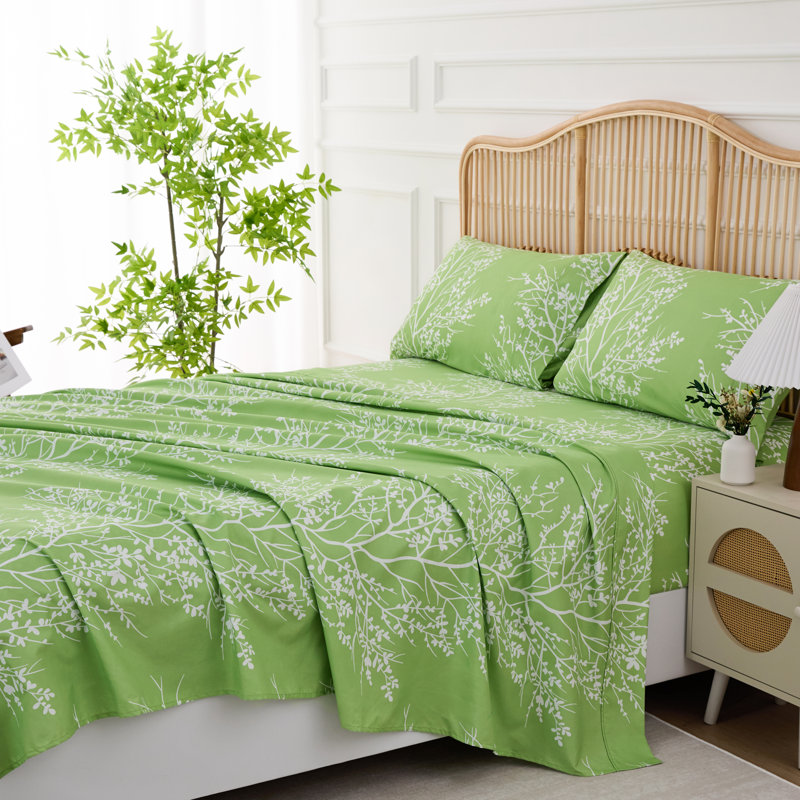 Ensemble de draps en microfibre, Ensemble de draps pour grand lit + un drap-housse , ISE