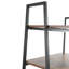 Awalt 183.5cm H x 71cm W Industrial Style Wooden Bookcase