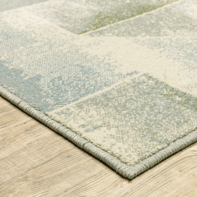 Schoeneck Geometric Indoor Rug, Rectangle 9'10" x 12'10"