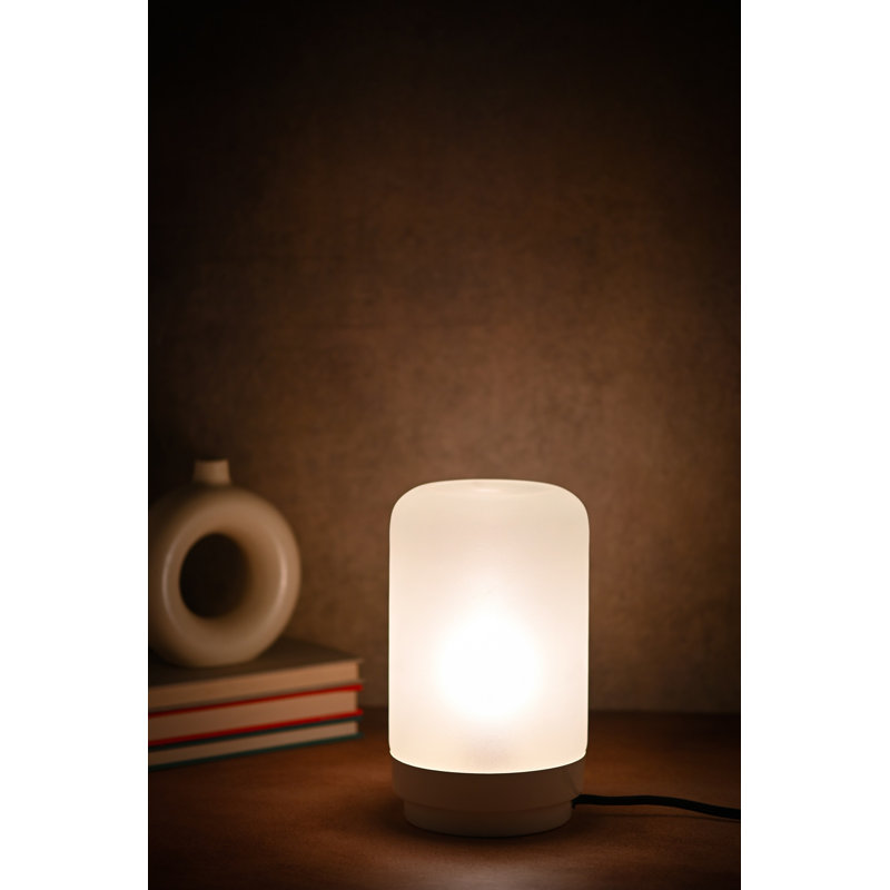 Lamp With Glass Shade