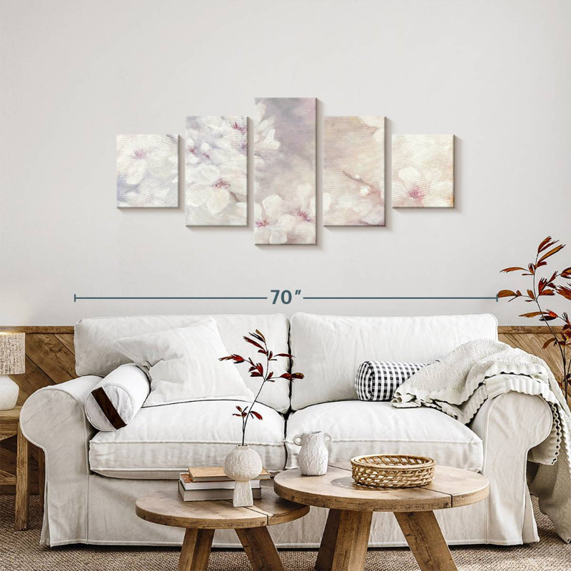 Cherry Blossoms, 24" H x 55" W