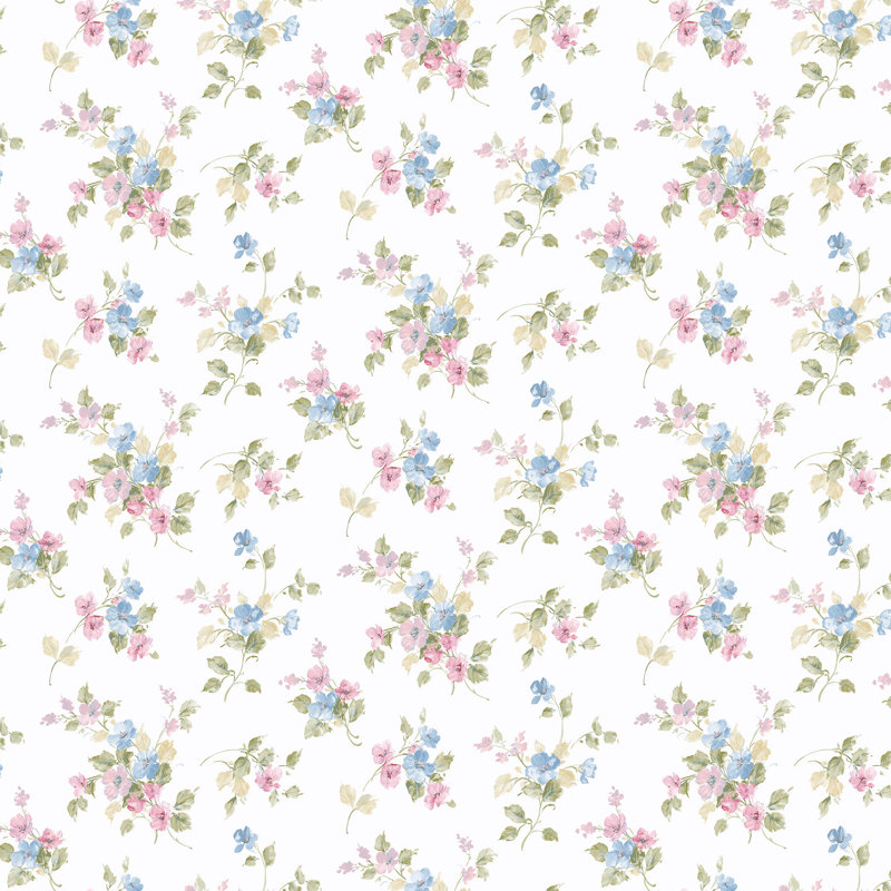 Pretty Prints Blossom Mini Wallpaper Roll, Pink