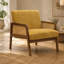 Chaise d'appoint rembourrée, fauteuil de salon, chambre à coucher-1009571329