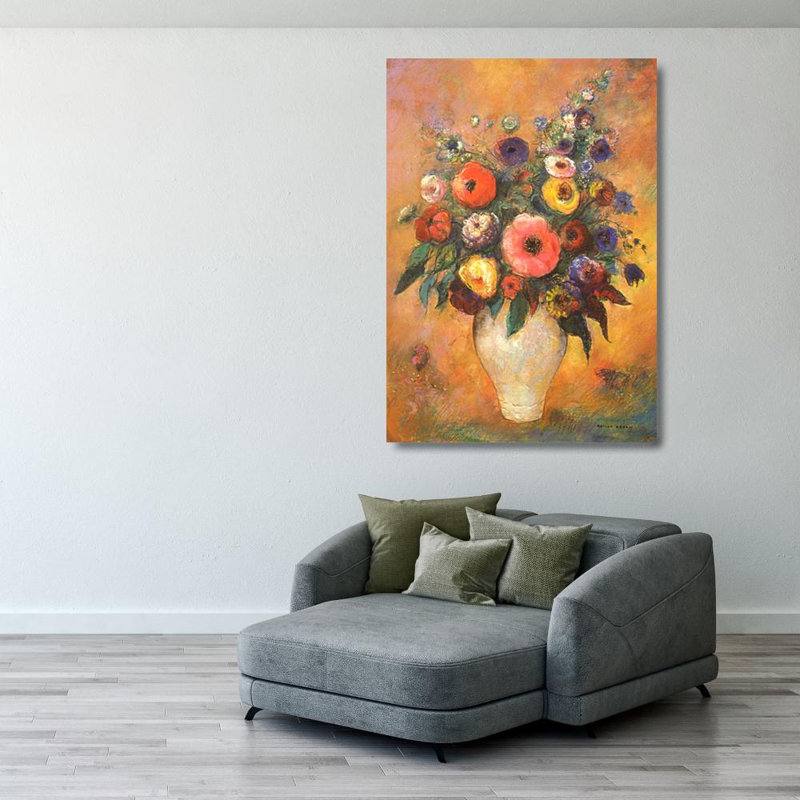 Vase de fleurs, 1912, H 40 po x l 28 po