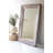RECYCLED WOOD - TAPPER MIRROR - WHITEWASH