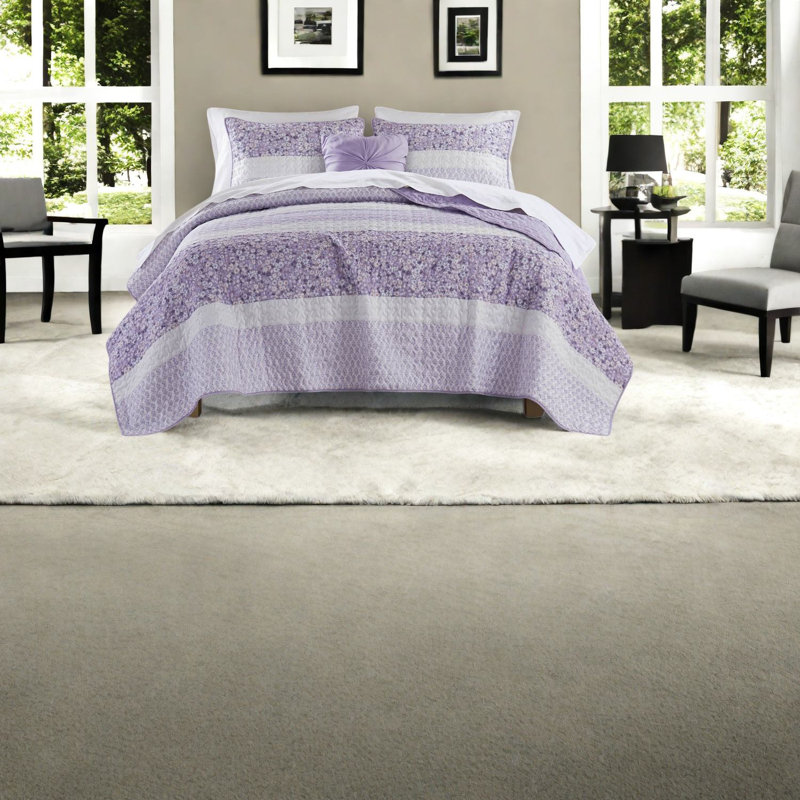 Comfortable King Bedding Sets, Microfiber Material With Farmhouse Style