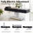 3-Motor Electric Massage Table with Stool, Remote & Foot Control, Adjustable Height, Backrest & Leg Rest, Dual-Layer Cushion, LED Buttons-118353731
