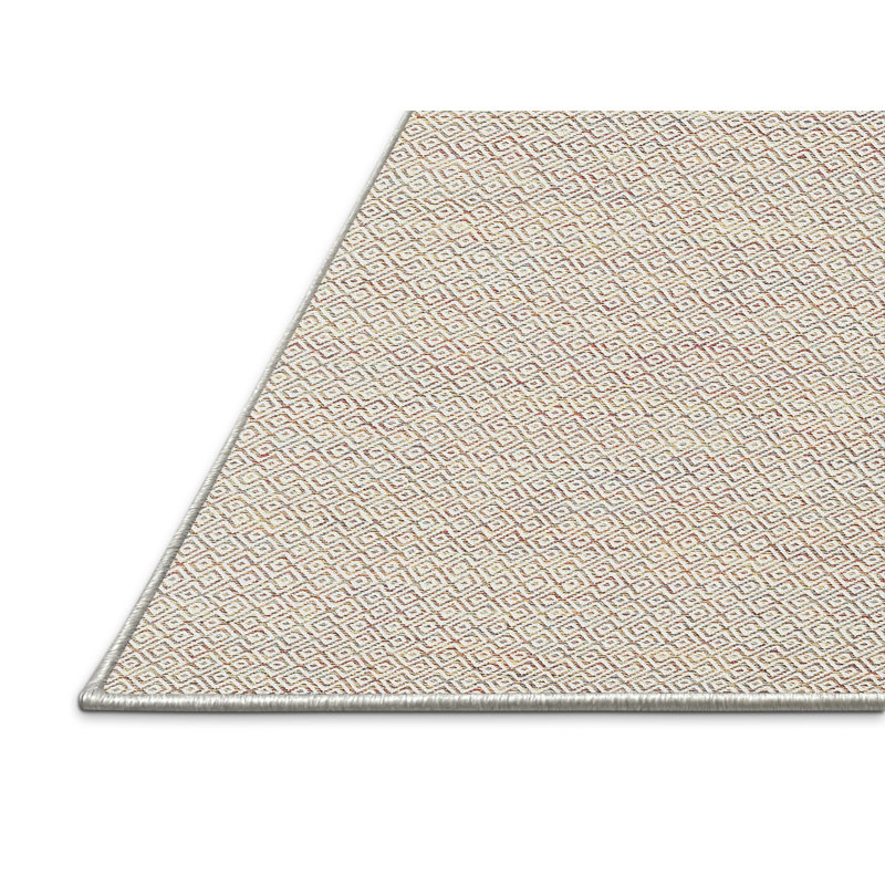 Tapis gris zone contemporaine Huebner, Rectangle 5 pi x 7 pi