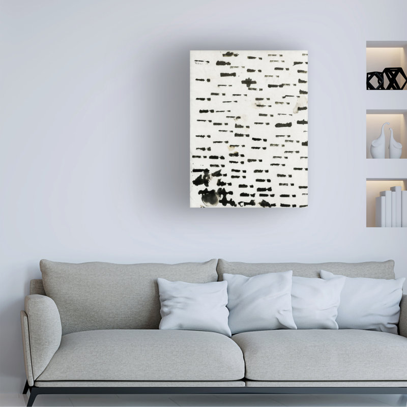 Art sur toile, bolognaise, noir et blanc, H 32 po x l 24 po