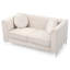 Causeuse Delray A6C7484534394069A35343499B2F9A84 (2 boîtes), ivoire