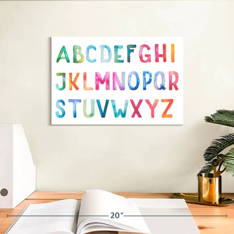 Alphabet, H 8 po x l 12 po