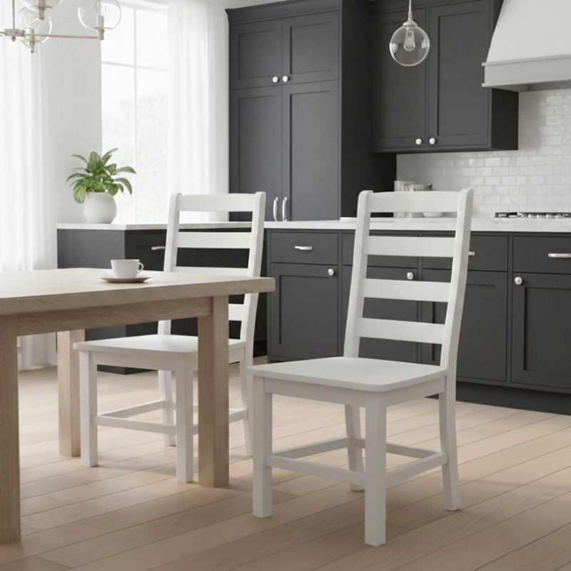 ENSEMBLE DE 2 CHAISE LATÉRALE REMINGTON, Blanc