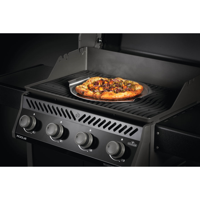 Plat à pizza en acier inoxydable 14 po (35,5 cm)