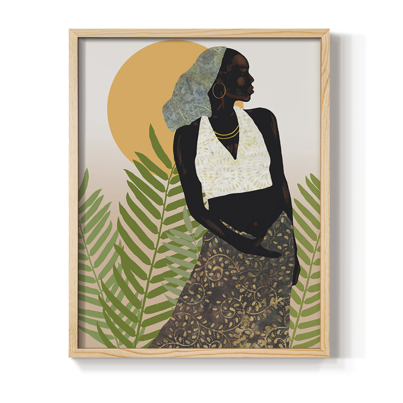 «Her Grace», reproduction encadrée - bois massif, H 15 po x l 12 po