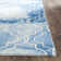 Berman Hand Tufted Wool/Cotton Geometric Rug in Ivory/Blue