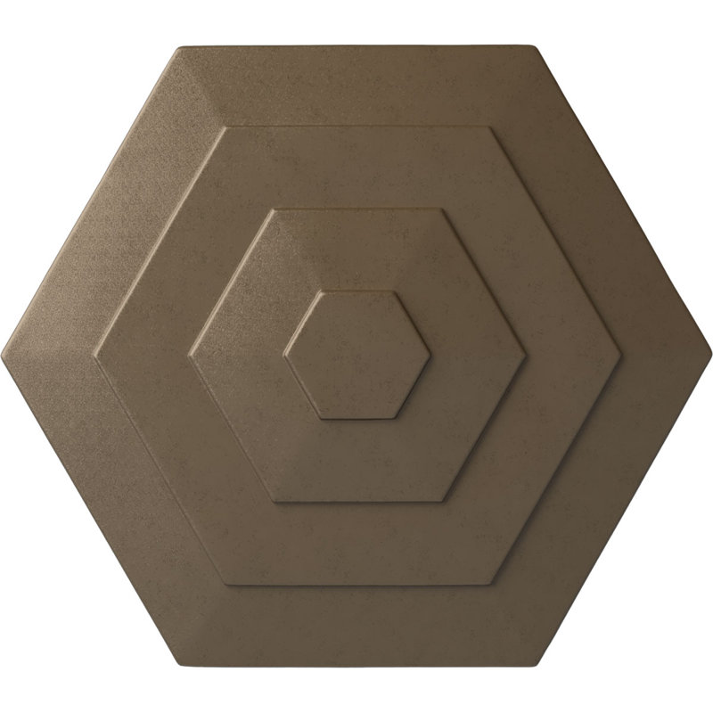 Médaillon de plafond 23 1/4 po x P 7/8 po Woodruff, Argent chaleureux