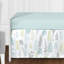 Aqua and Grey Sloth Collection 4 Piece Crib Bedding Set