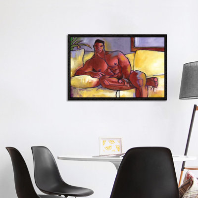 Big Brown 1 Piece Wrapped Canvas Painting