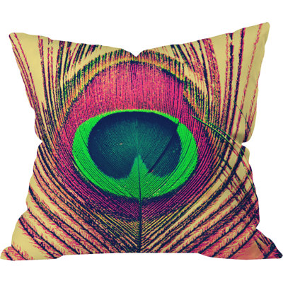 Coussin paon