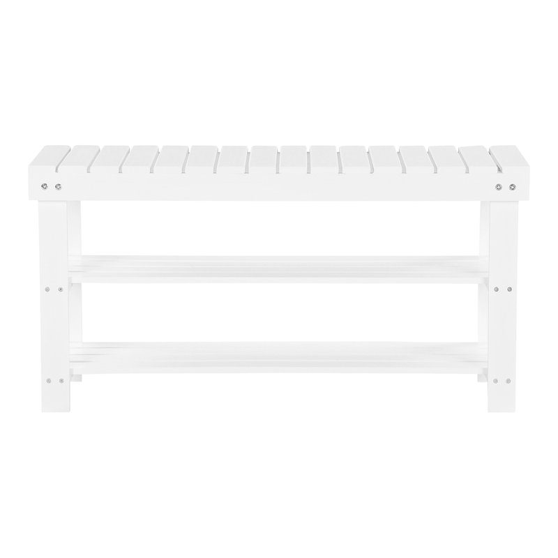 Jkayla Solid Wood Storage Bench