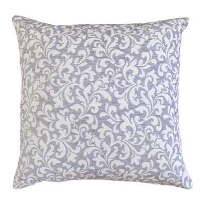 Alphin Damask Chenille Throw Pillow