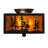Flint Fabric Flush Mount