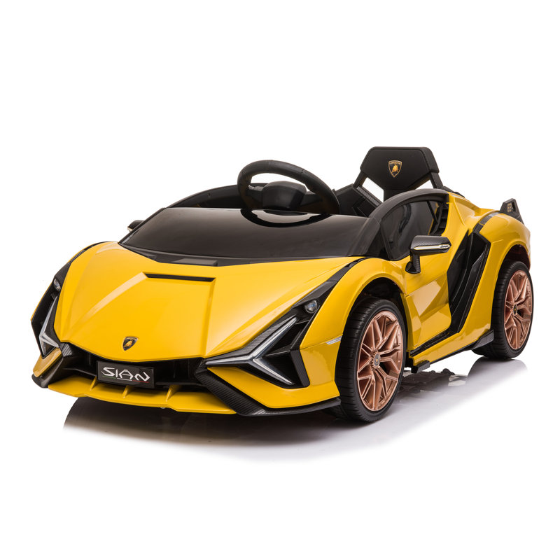 Best Ride On Cars 12 Volt 1 Seater Battery Powered Ride On with Remote Control, Yellow