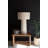 Bloomdale Davida BOUCLE FABRIC TABLE LAMP WITH SHADE