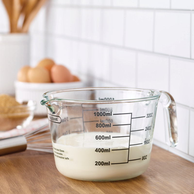 Farberware 4-Cup Clear Borosilicate Glass Measuring Cup