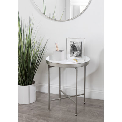 Ekta Iron Tray Top End Table