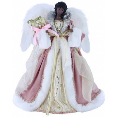 14" Ethnic Warm Rose Gold Angel