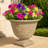 Darcy 16" x 16" x 13" Round Polyresin Urn Outdoor Planter Pot - Set of 2-505930662-505930665