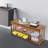 Entryway Shoe Rack Bench, Shoe Organizer Shelf With Padded Seat