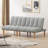Traditional Design Convertible Sofa Bed, Comfy Couch