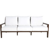 Savannah 86" Wide Outdoor Rectangle Sofa with Cushions