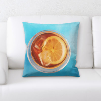 Microsuede Throw Pillow