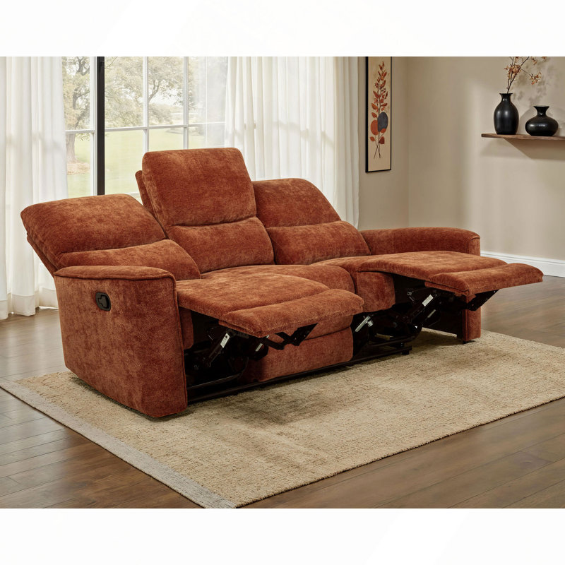 Trask Burnt Reclining Sofa