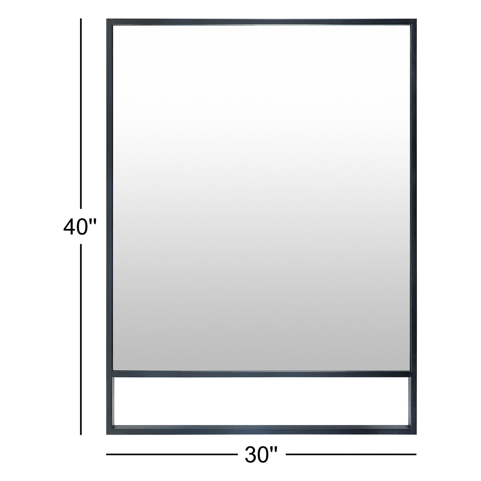 Overstreet 30" Mirror, 40" x 30"