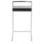 Tabouret Dayan blanc avec base chromée-841961049-841961055