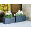 Ensemble de jardinières d'extérieur rectangulaires modernes et légères Wurster, 31 po et 23 po de longueur-514778778