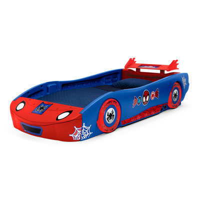 Spidey and His Amazing Friends Web Crawler Race Car Twin Bed by Delta Children