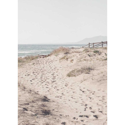 «Coastal Sand Dune Path», photographie de plage, art mural