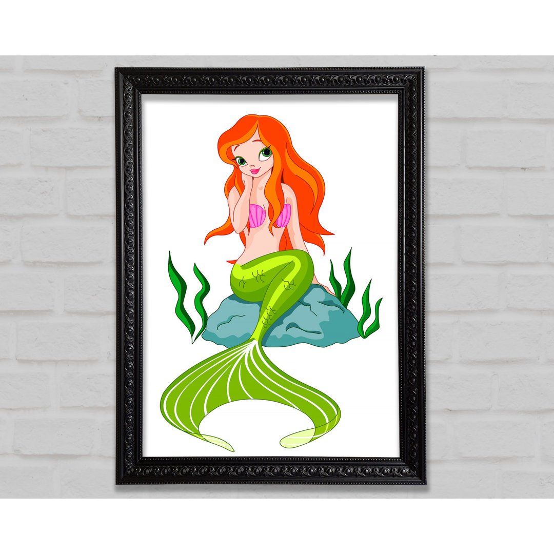 Mermaid Beauty - Einzelner Bilderrahmen Kunstdrucke