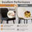 Bar Stools Set of 2,Counter Height Bar Stools with Back,Modern Faux Leather Kitchen Stools-899347619-899347618