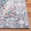 Tapis abstrait en polyester touffeté à la main bleu / rouge-1471040422