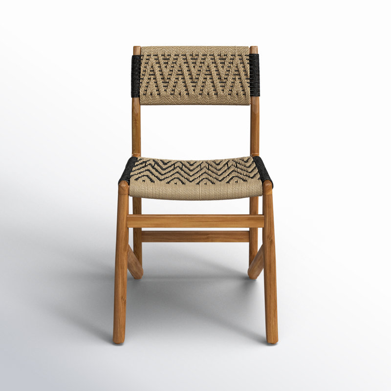 Lumen Teak Upholstered Dining Chair