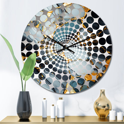 Wiona - Horloge murale en marbre