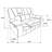 Brynden Upholstered Motion Reclining Loveseat Black-1431886848
