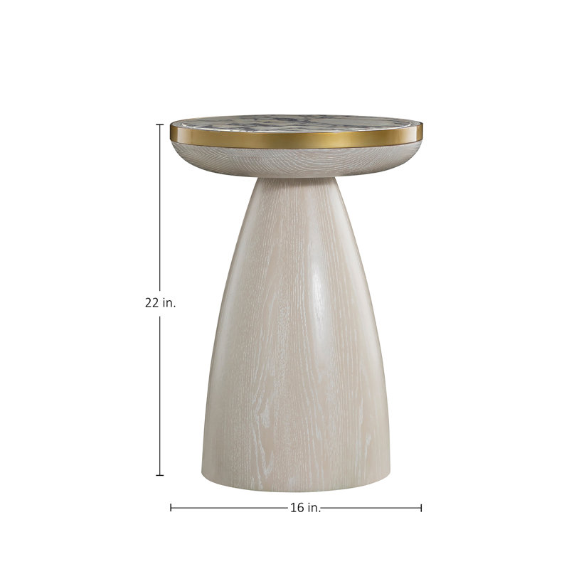 Cain Side Table - White