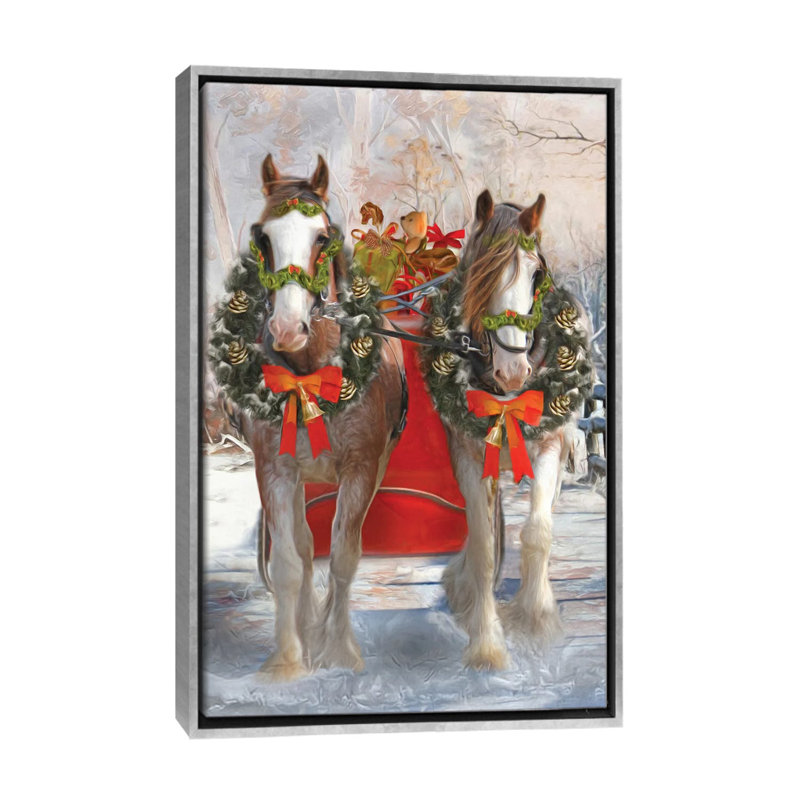 The Gift Of Giving - reproduction d'art murale encadrée, Argent argent, H 48 po x l 32 po